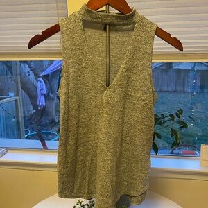 Express Gray Sleeveless Women's Top